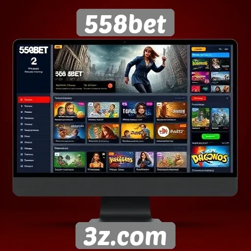 Análise da interface do usuário do site 558bet